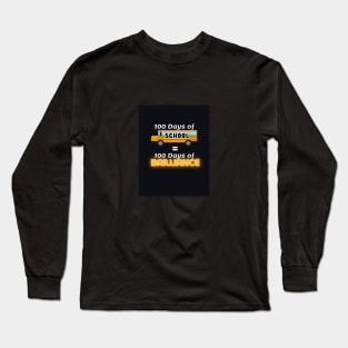 100 Days of School Long Sleeve T-Shirt